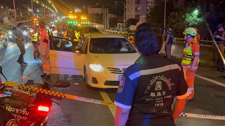 เร่งล่า รถตู้หรูสีขาว ก่อเหตุยิงชายวัย 34 ปี ดับคาเก๋งหน้าด่านขึ้นทางด่วน