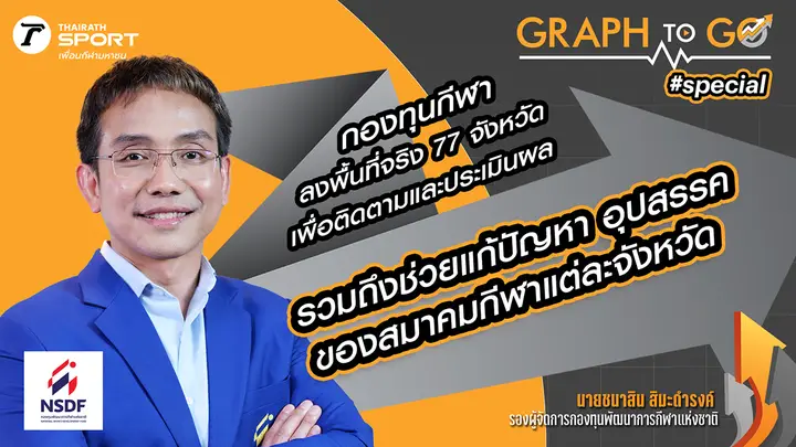 กองทุนกีฬาลงพื้นที่จริง 77 จังหวัดเพื่อติดตามและประเมินผล